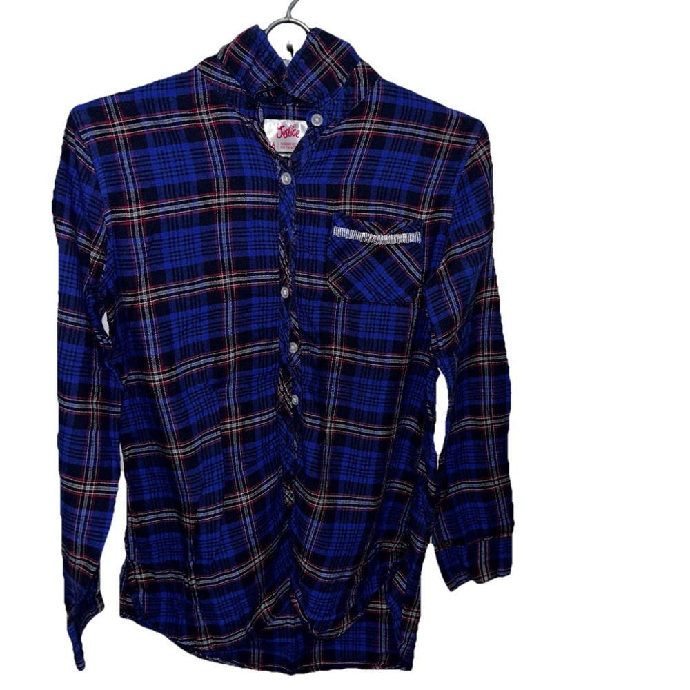 Justice Blue Flannel